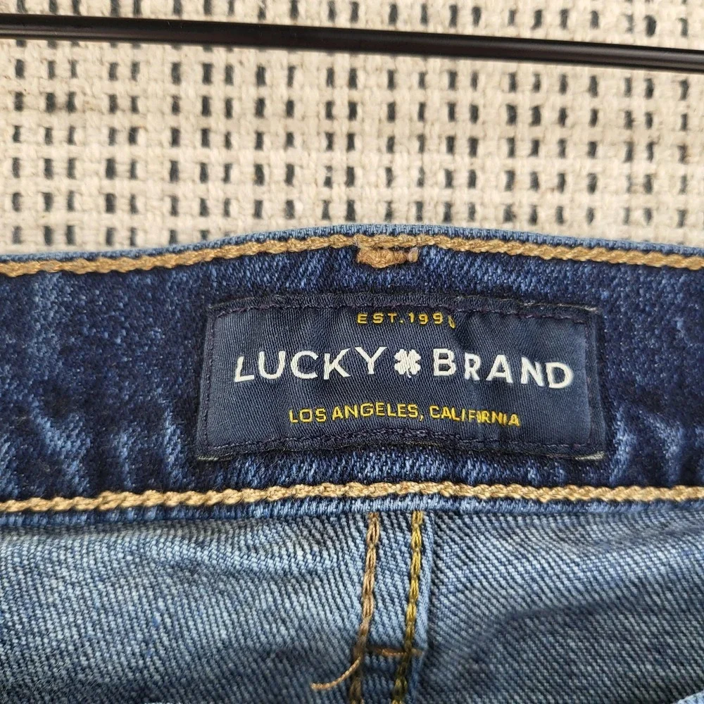 Lucky Brand Jeans Mens‎ 38x30 Blue 121 Slim Fit Denim Medium Wash Casual Pants